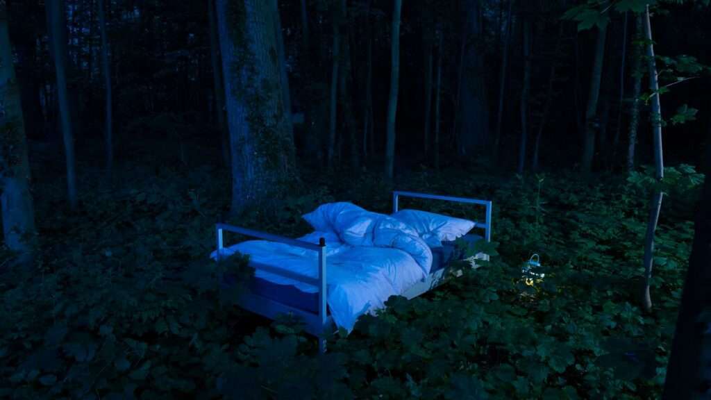 Das Outdoor-Bett für das Abenteuer Übernachtung.
